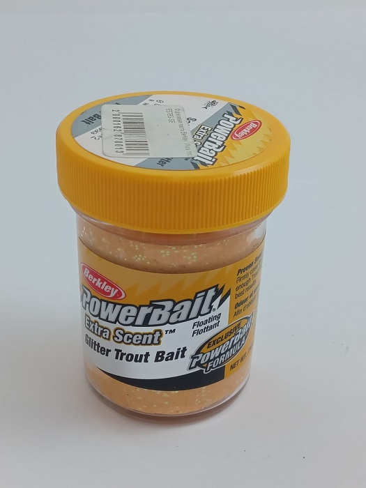 Форелевая паста Berkley Extra Scent Trout Bait Salmon Egg Glitter 50г.