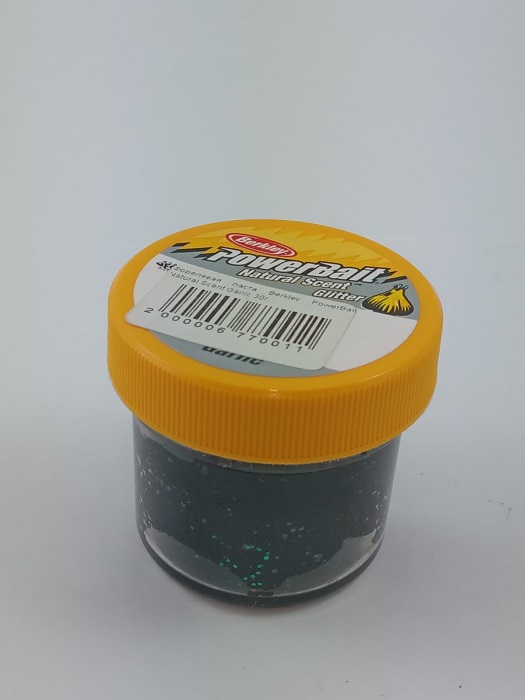 Форелевая паста Berkley PowerBait Natural Scent Garlic Black чеснок 30г.
