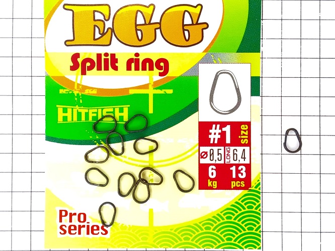 Заводное кольцо Hitfish Split Ring №1 6кг