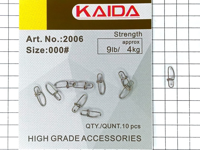 Застежка KAIDA 2006 №000 4кг