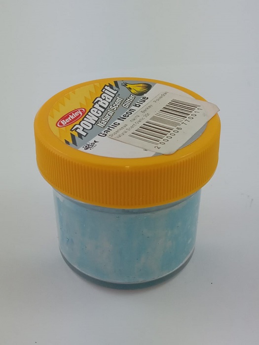 Форелевая паста Berkley PowerBait Natural Scent Garlic Neon Blue чеснок 30г.