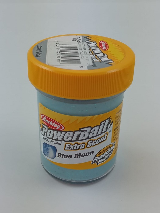 Форелевая паста Berkley Extra Scent Trout Bait Blue Moon Glitter 50г.