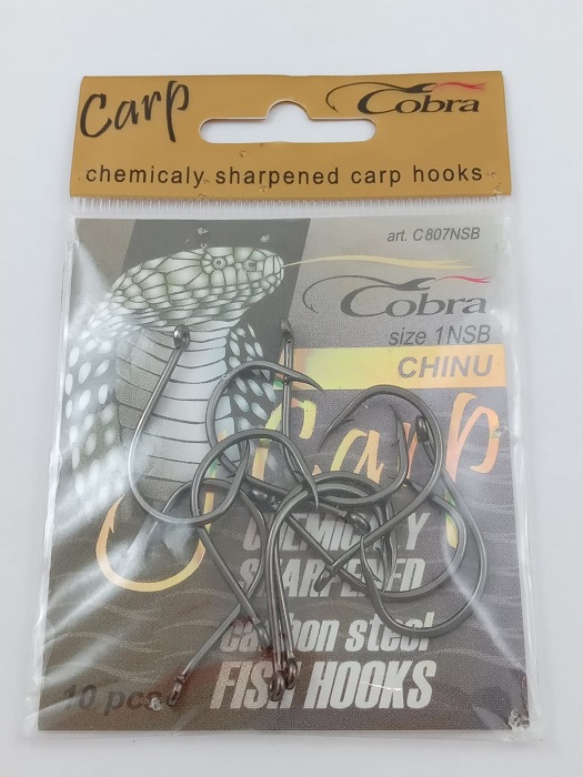 Крючок Cobra Carp Chinu №001 nsb 807