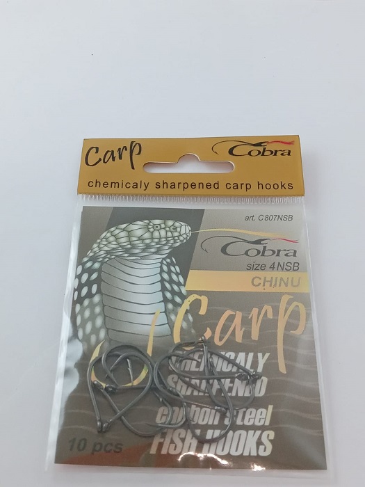 Крючок Cobra Carp Chinu №004 nsb 807