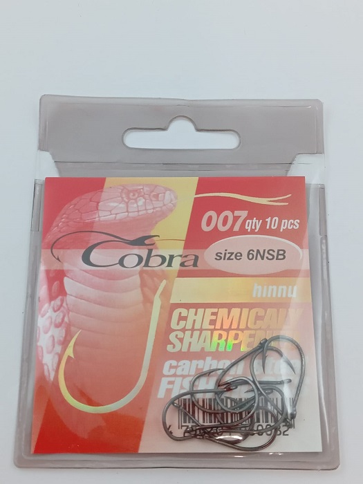 Крючок Cobra Hinnu  №006 nsb 007