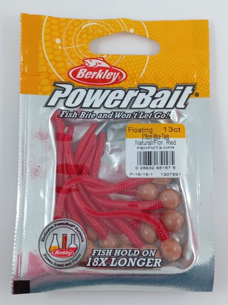 Мягкая приманка Berkley PowerBait Power Floating мышиный хвост 8см 13шт. PBHFMT3-NFR
