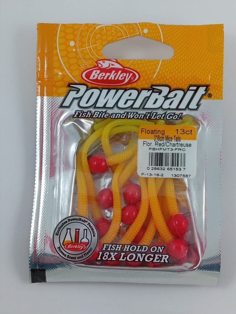 Мягкая приманка Berkley PowerBait Power Floating мышиный хвост 8см 13шт. PBHFMT3-FRC