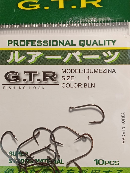 Крючок с ушком GTR IDUMEZINA №4