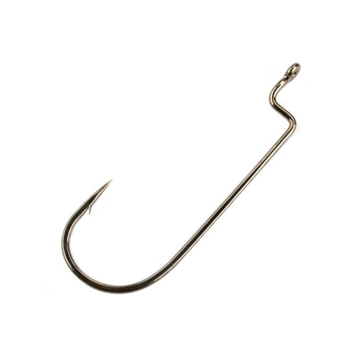 Крючок офсетный GTR OFFSET ROUND WORM №1/0
