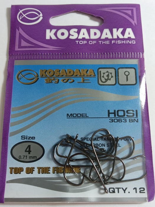 Крючок Kosadaka  Hosi 3063 BN №4 0.71мм