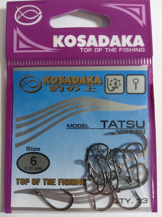 Крючок Kosadaka Tatsu 3093 BN №6 0.61мм