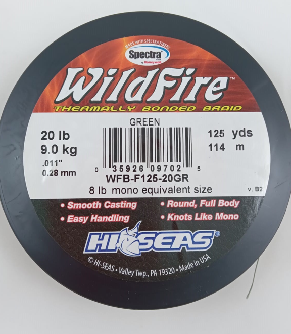 Плетенка WildFire 20 9,1кг 114м зеленый