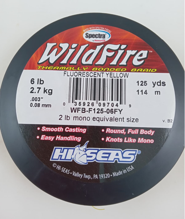 Плетенка WildFire 06 2,7кг 114м желтая