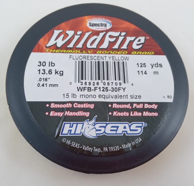 Плетенка WildFire 30 13,6кг 114м желтый