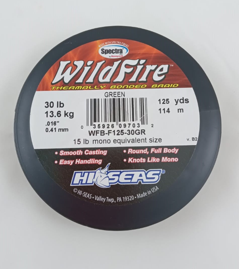 Плетенка WildFire 30 13,6кг 114м зеленый