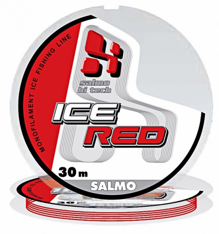 Леска SALMO ICE RED 30м. 0,22мм 4,55кг