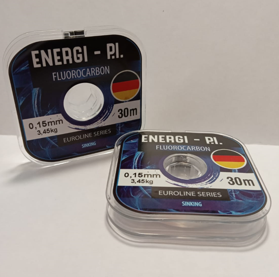 Леска Energi P.I. fiuorocarbon 30м. 0,15мм 3,45кг