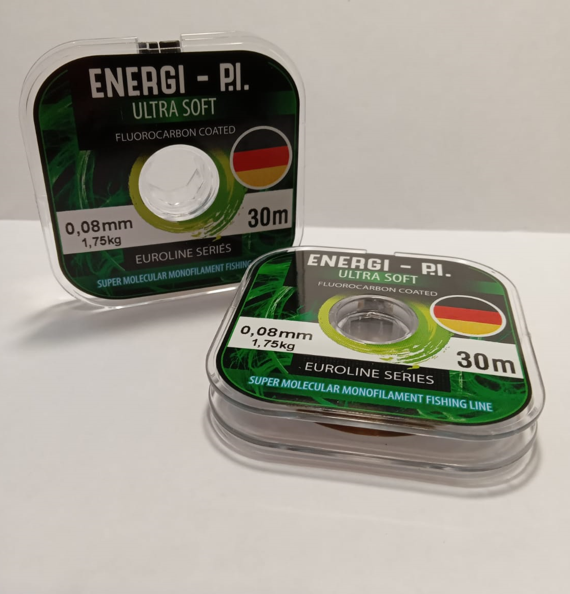 Леска Energi P.I.Ultra Soft 30м 0.08мм 1.75кг