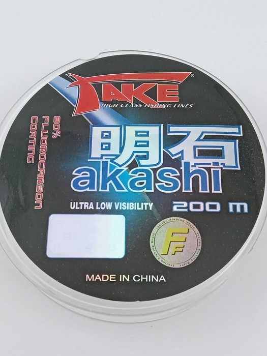 Леска Take Akashi Fluorocarbon coated 200м 0.20мм 3,00кг
