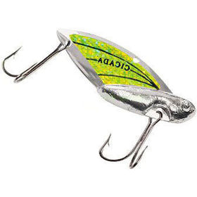 Блесна Reef Runner Cicada 1/4 Oz Silver/Chartreuse - Fishing Lures