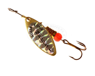 Блесна Mepps Aglia Long Rainbow Gold №1 (4.5г.)