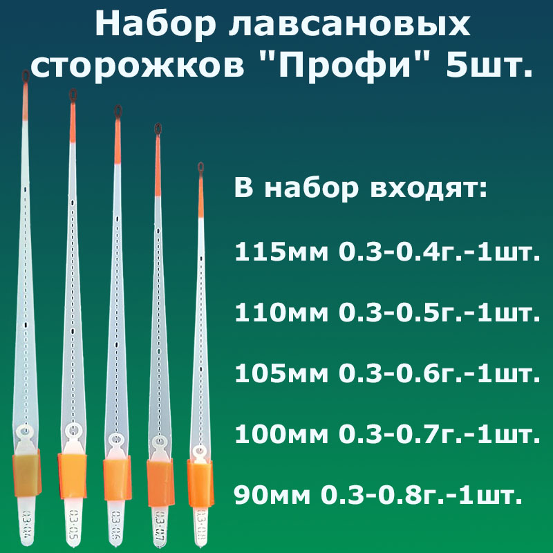 Набор лавсановых сторожков (кивков) 